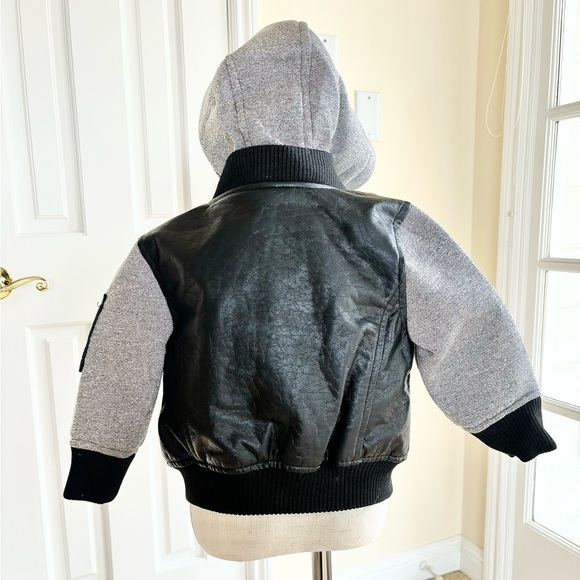 Toddler Leather Jacket - Size 18 Months - Picture 6 of 7